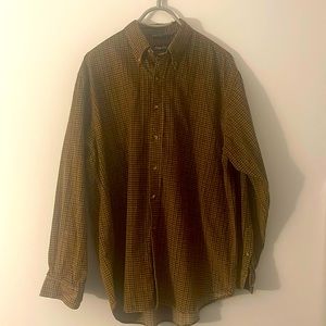 Brown Nautical Button-Down